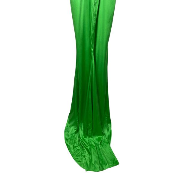 Retrofete Margot Maxi Silk Dress Rhinestone Statement Party Formal Gala Guest M - Picture 12 of 16